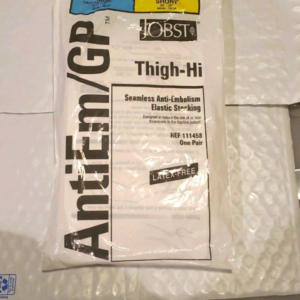 JOBST AntiEm/GP. Thigh-Hi, Seamless 1 pair.